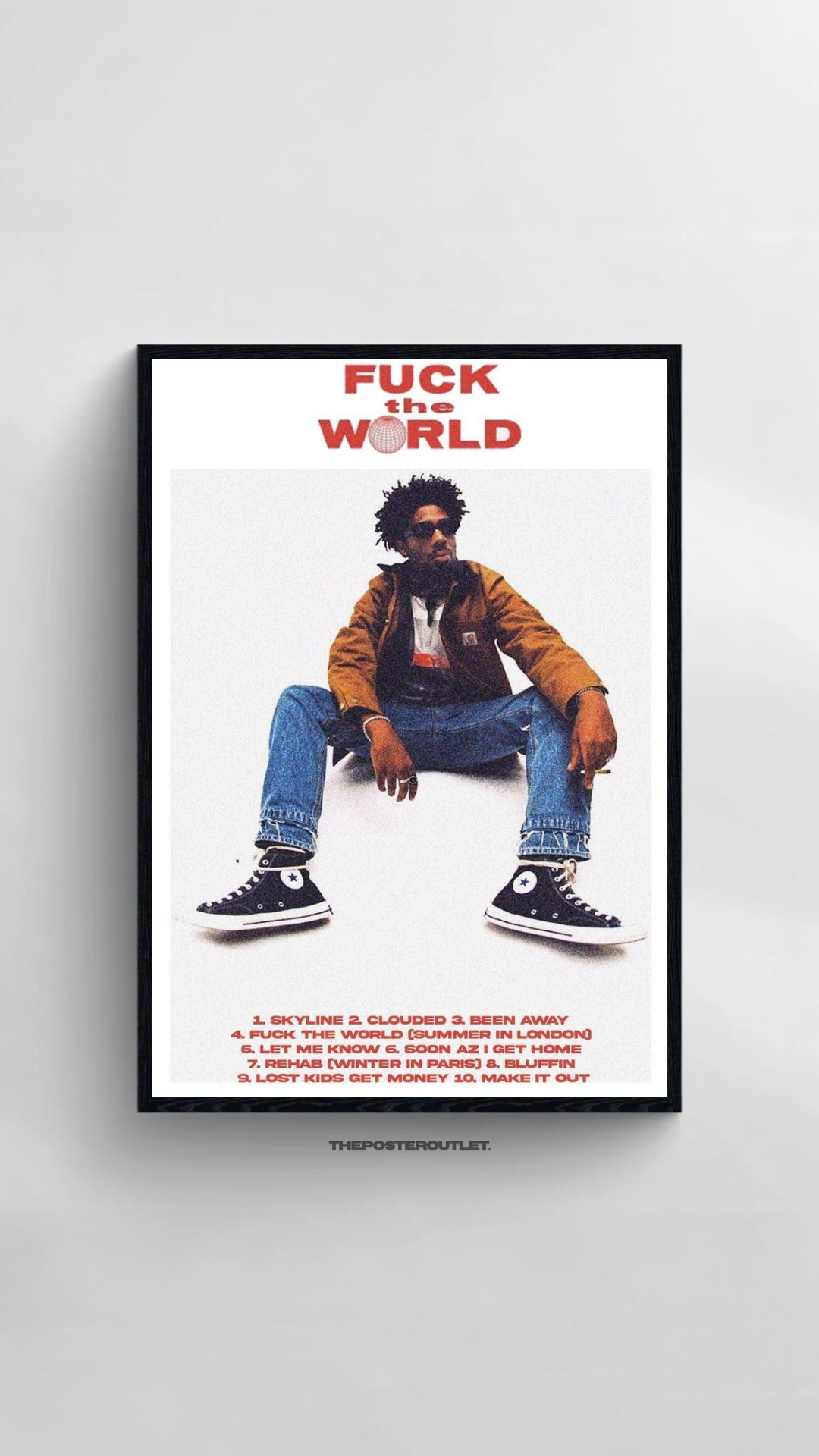 Brent Faiyaz Framed Poster