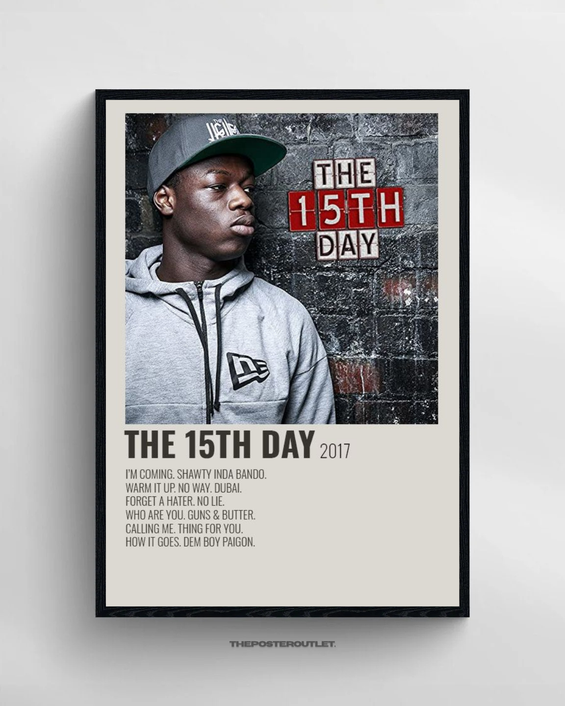 J Hus Framed Poster
