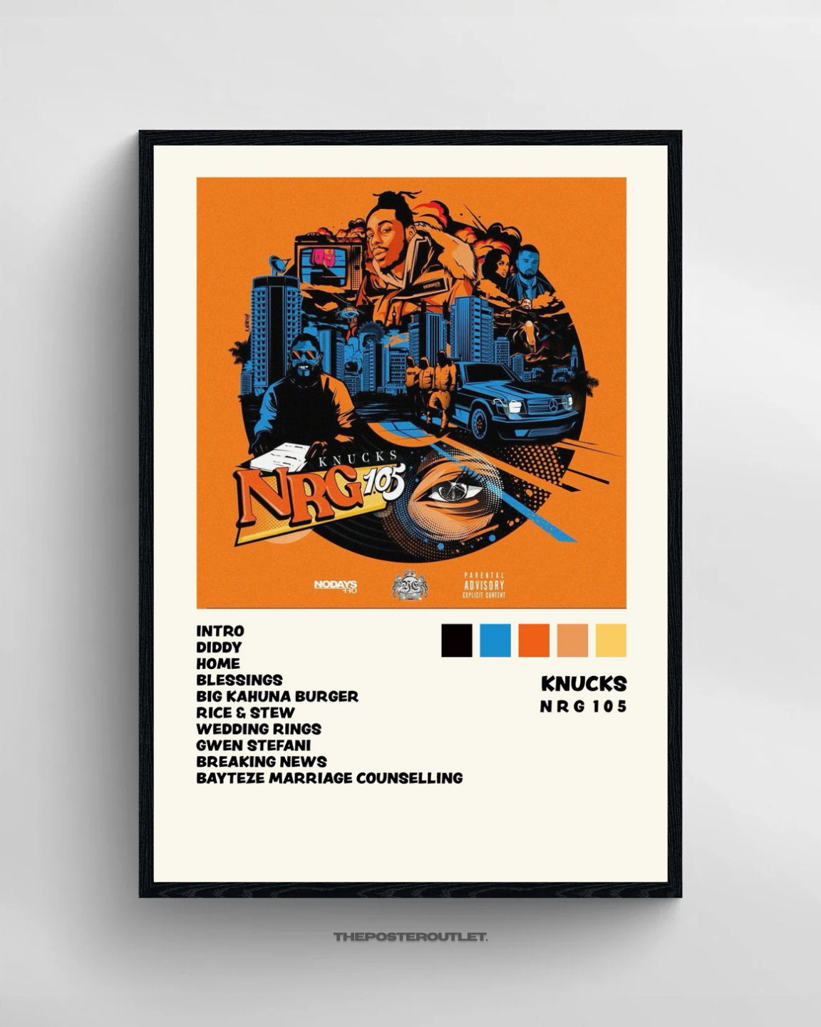 Knucks Framed Poster