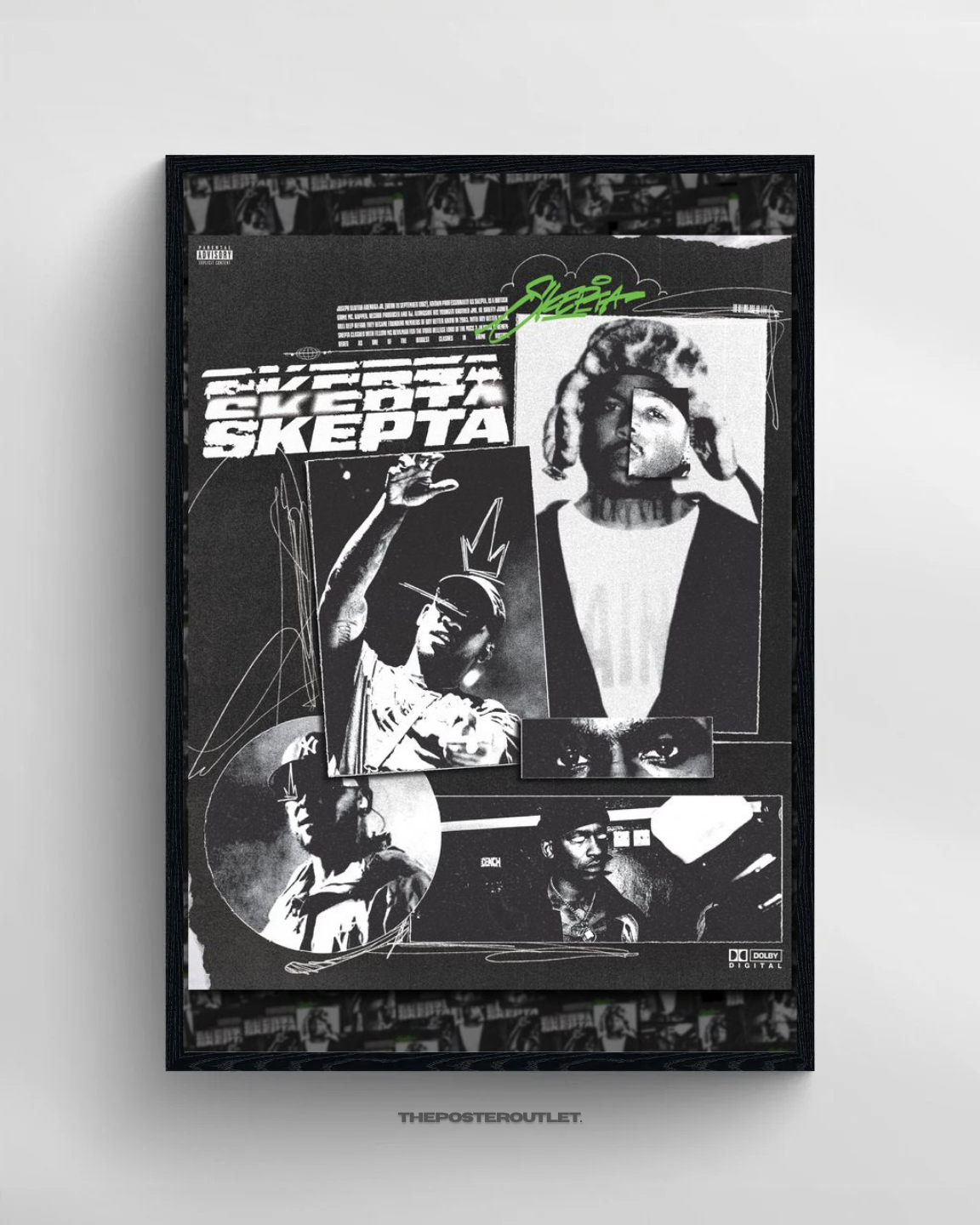 Skepta Framed Poster