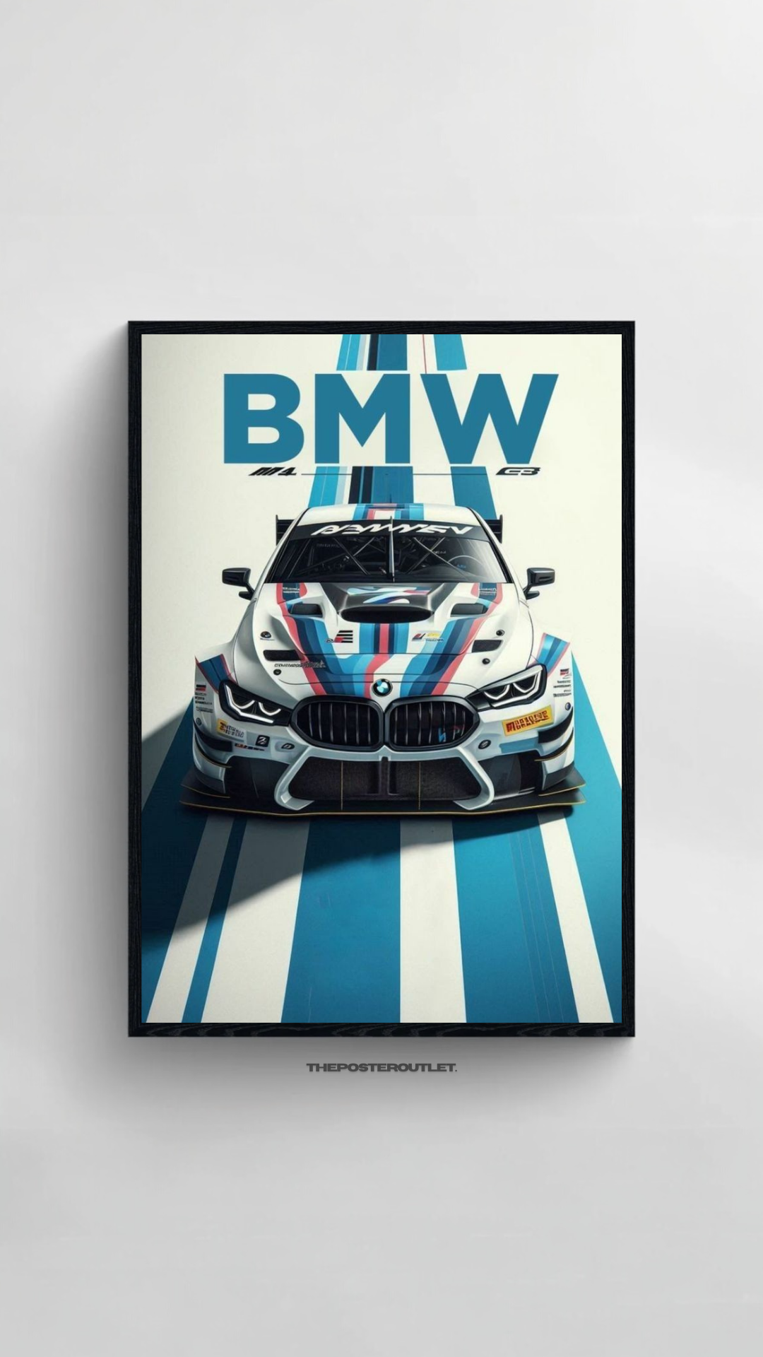BMW M4 Framed Poster