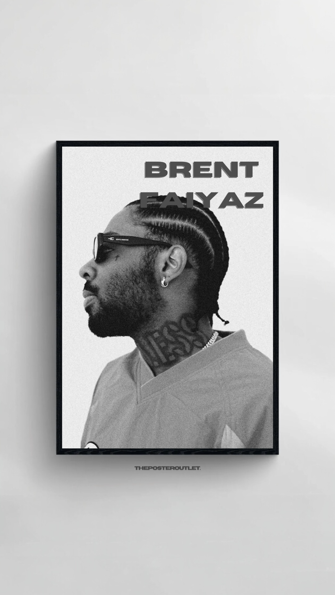 Brent Faiyaz Framed Poster