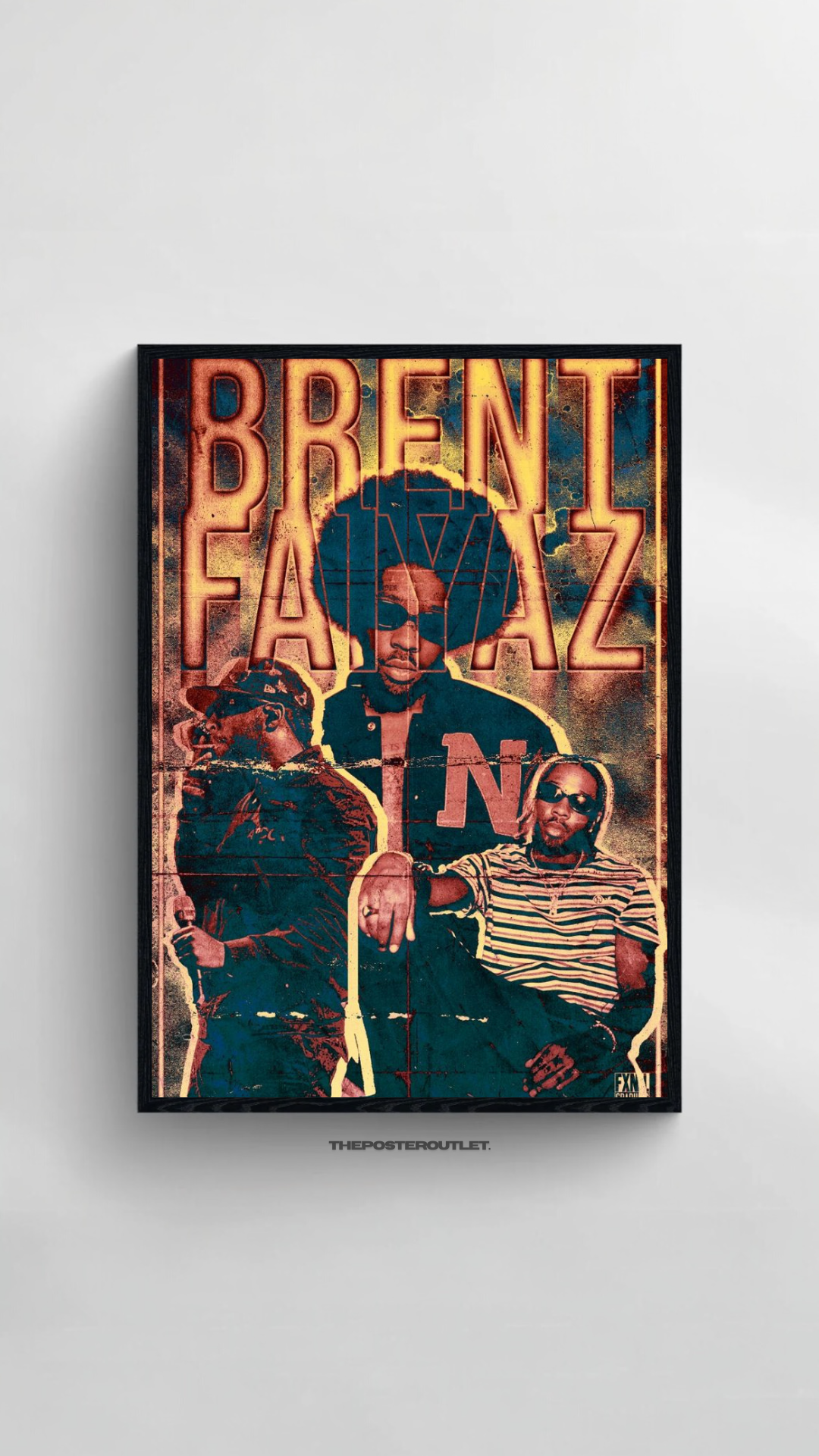 Brent Faiyaz Framed Poster