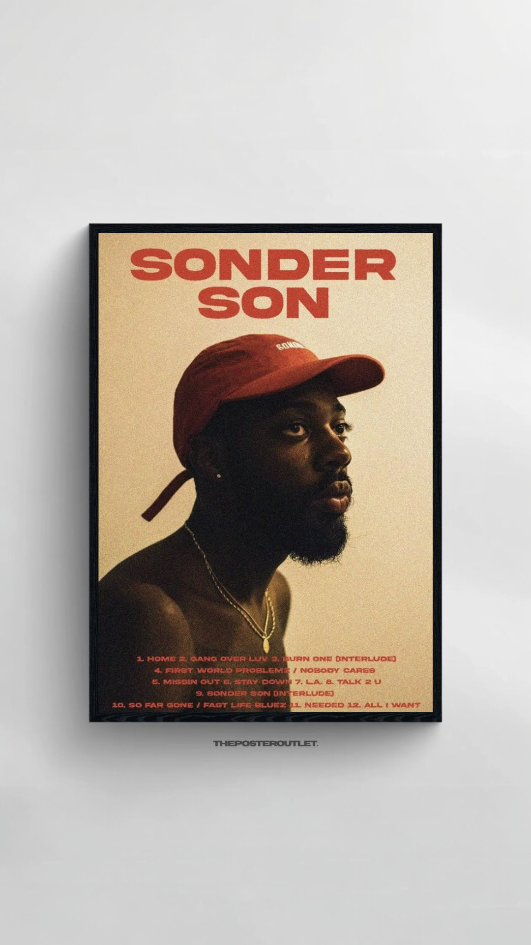 Brent Faiyaz Framed Poster