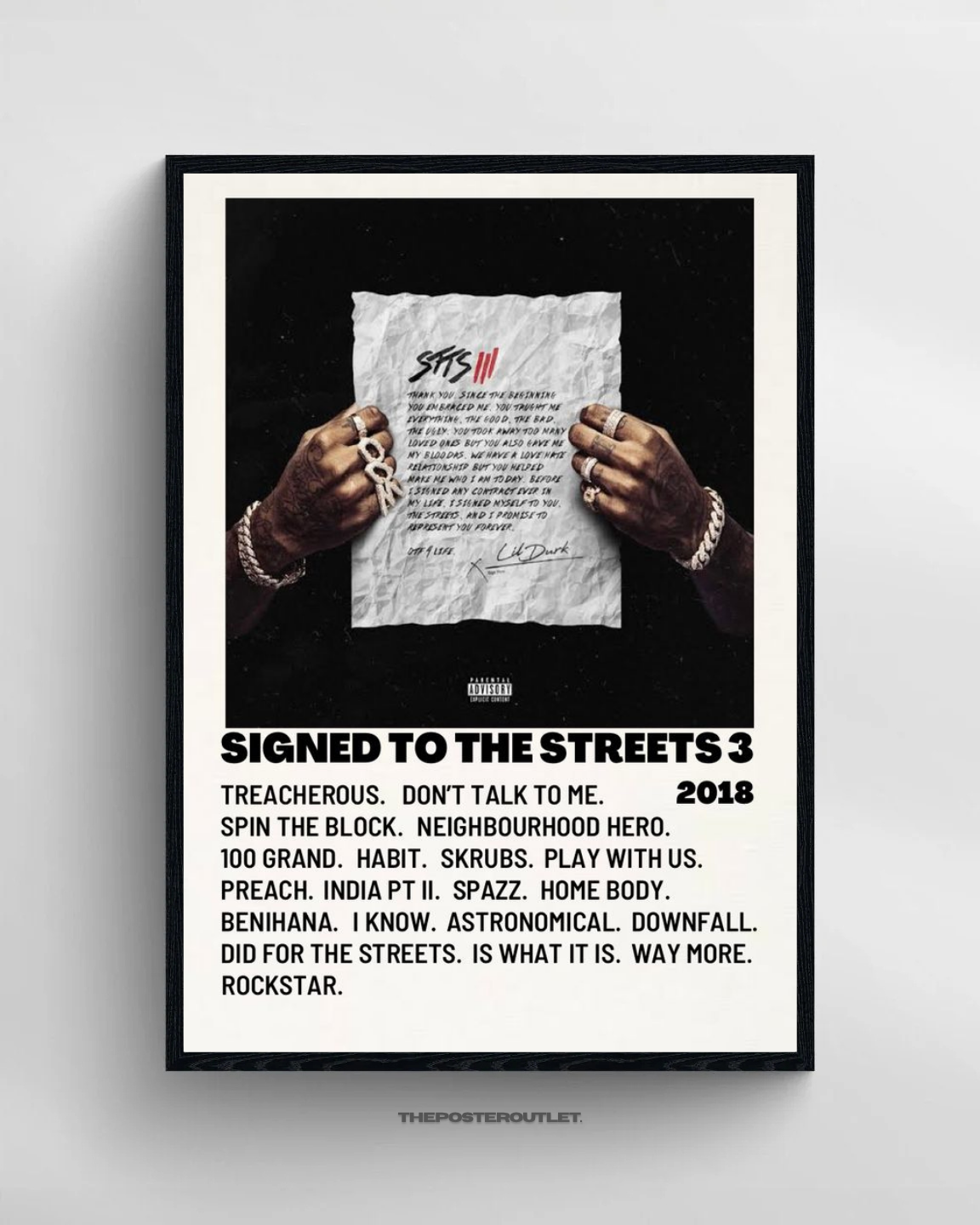 Lil Durk Framed Poster