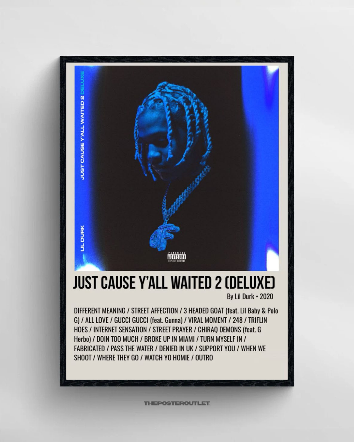 Lil Durk Framed Poster