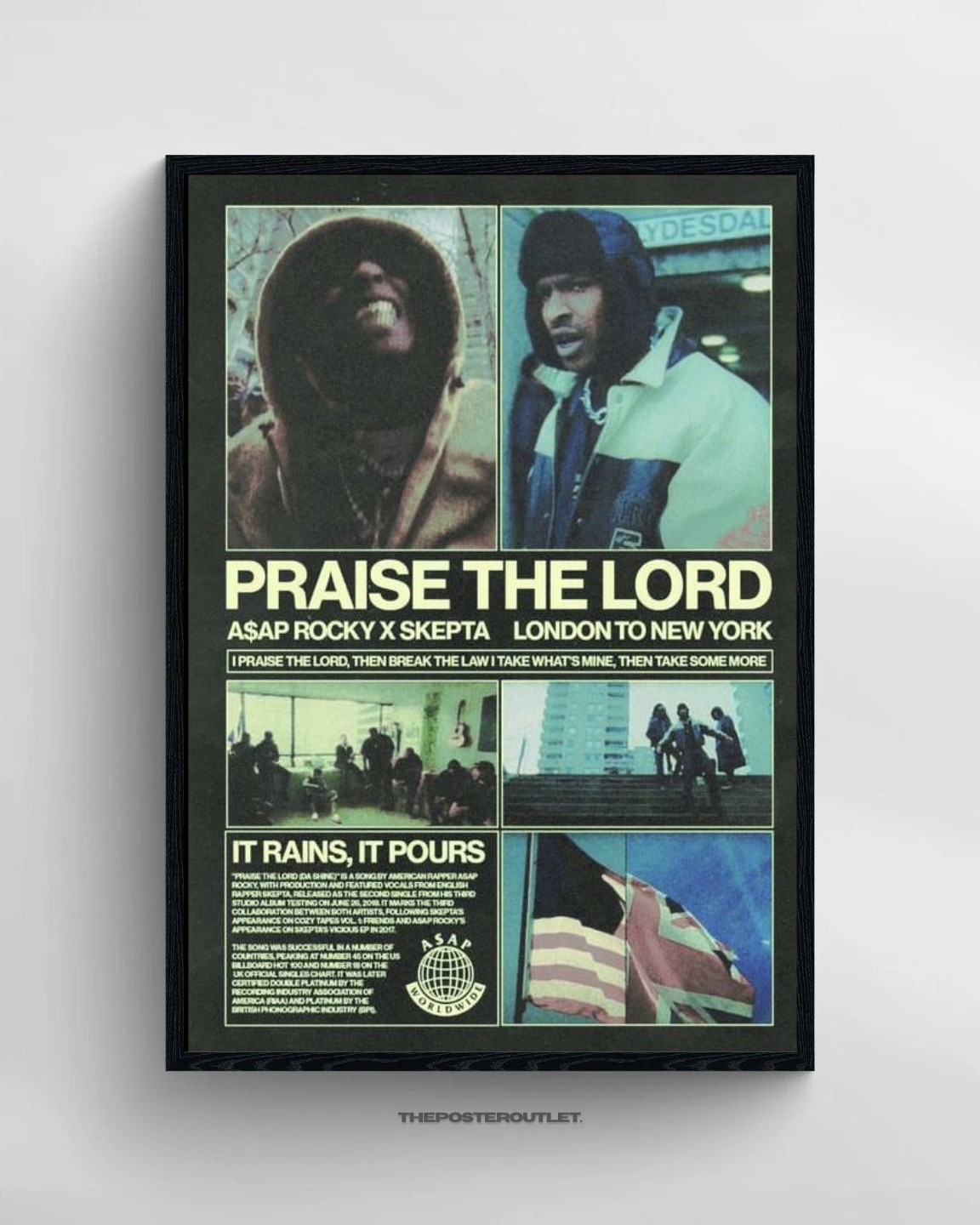 Skepta Framed Poster