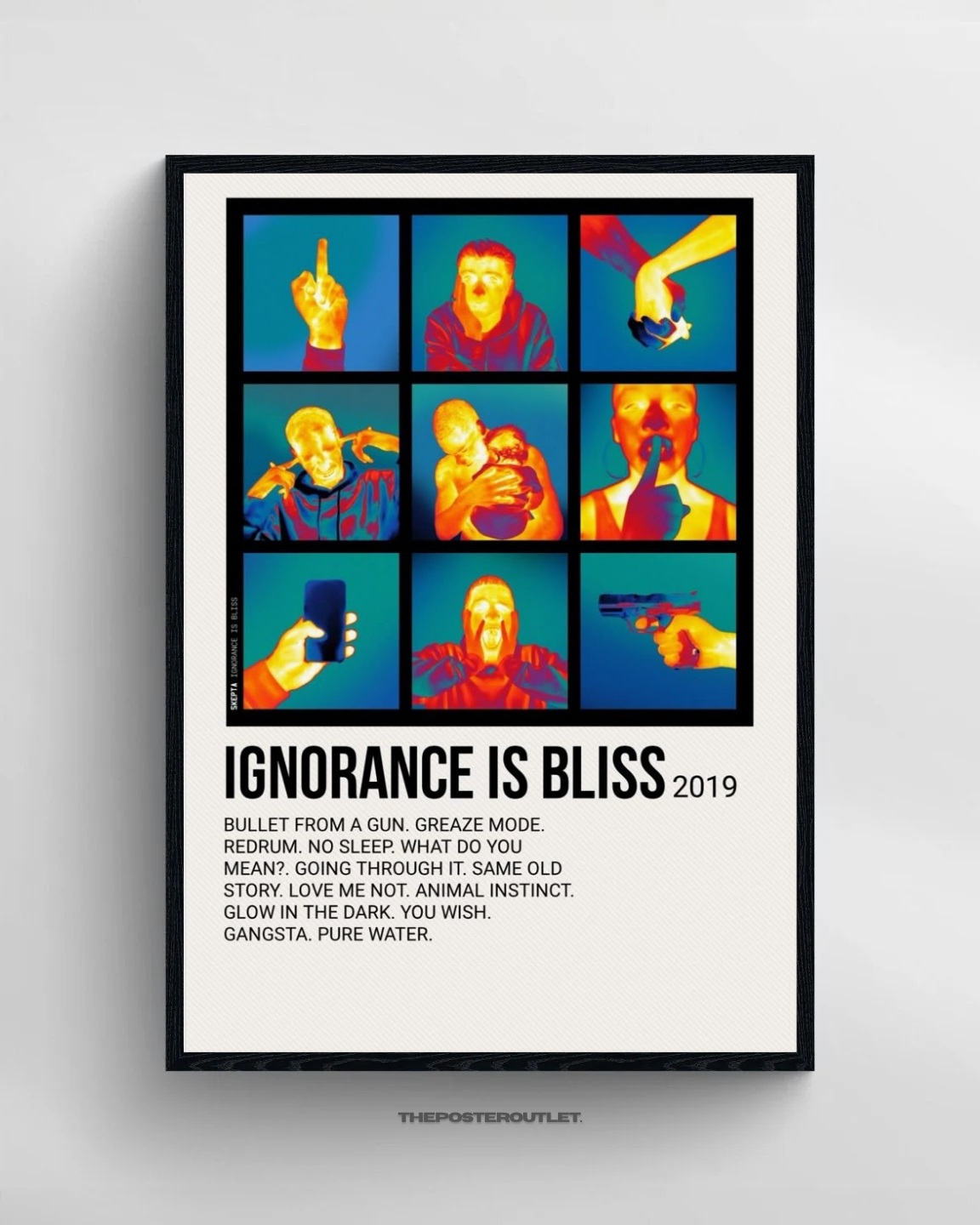 Skepta Framed Poster