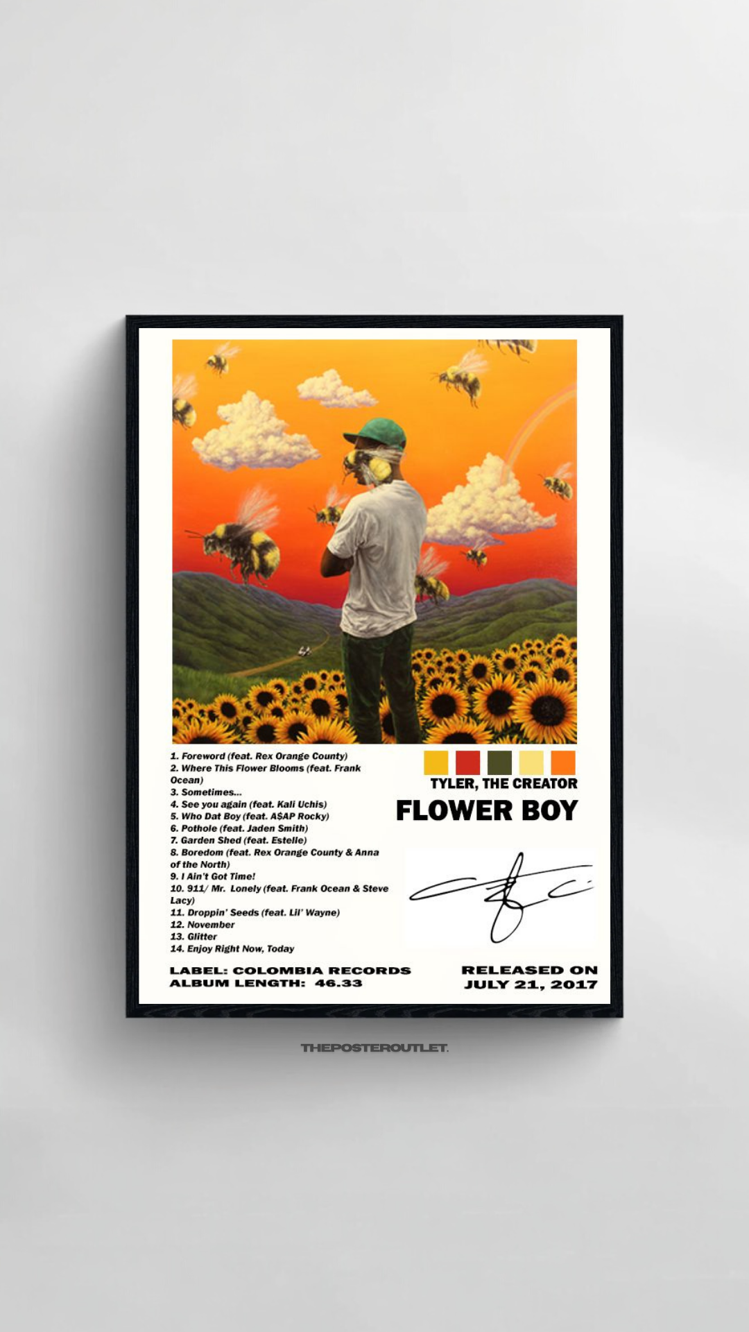 Tyler The Creator Framed Poster