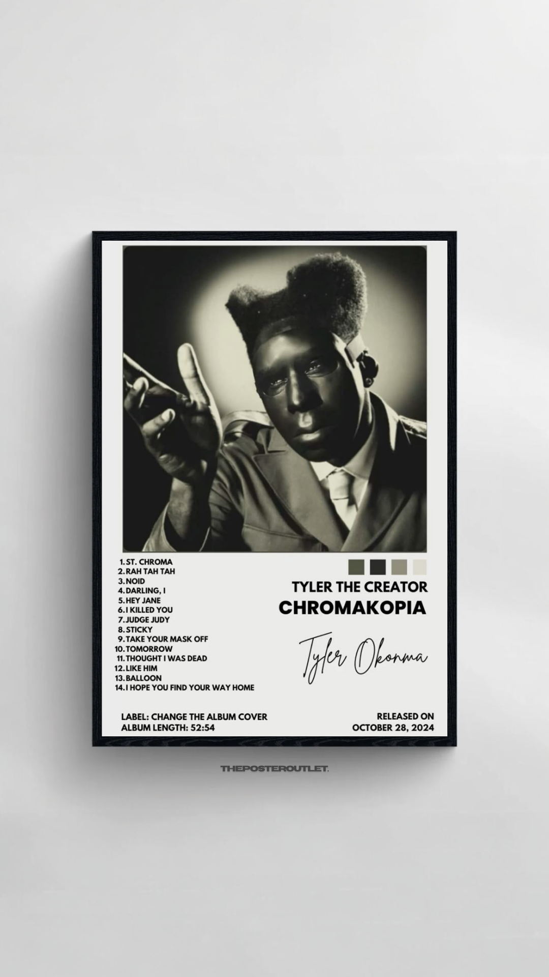 Tyler The Creator Framed Poster